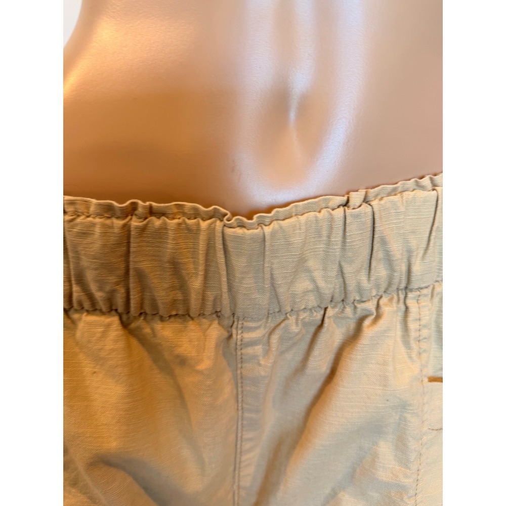 Signature by Levi Strauss Womens Khaki Utility Shorts Elastic Waist XXL Retreat - Picture 3 of 15